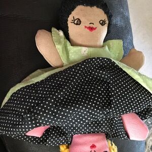 Vintage Topsy Turvy Cloth Doll